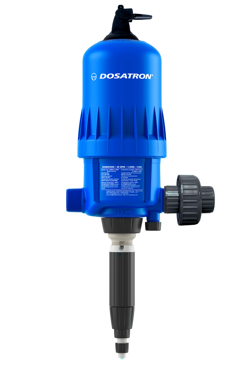 Dosatron Water Powered Doser 40 GPM 1:3000 to 1:500 (1 1/2 inch) (709190) UPC 850019843330
