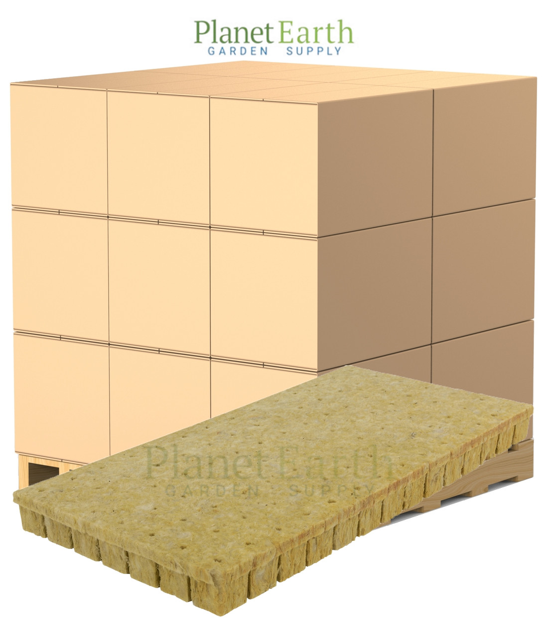 Grodan A-OK Starter Plugs, 36/40, (1.5 inch x 1.5  inch cubes) sheets of 98 wrapped in bulk (713025) UPC 8718232103742 (1)