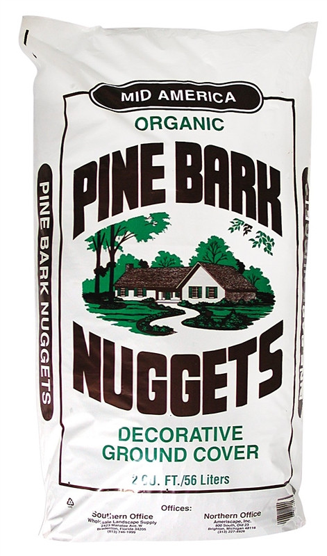 Ameriscape Northern Pine Bark Organic Mini Nuggets (2 cubic foot bags) in Bulk (AMS20002) UPC 664532200029