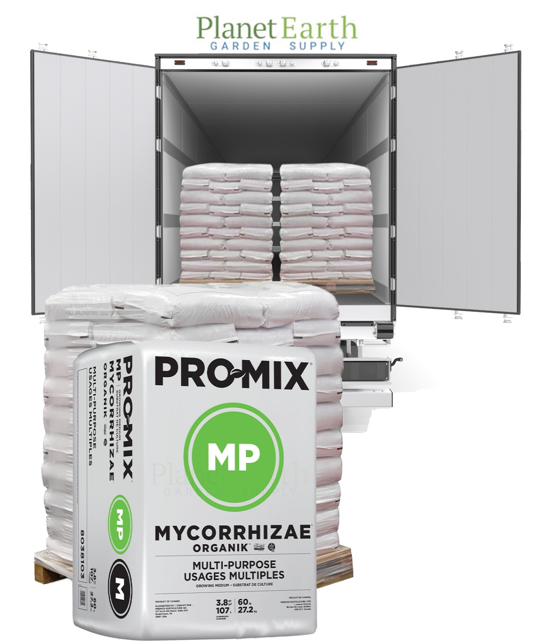 Premier Pro-MIix MP Mycorrhizae Organik (3.8 cubic foot bales) Full Truckload (713402) UPC 10025849821019 (1)