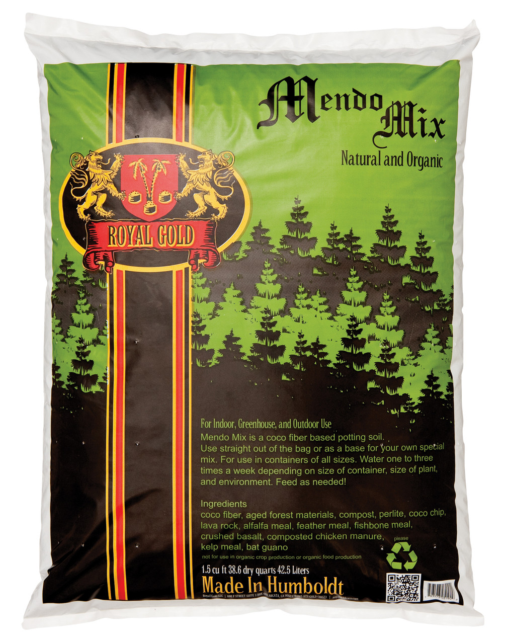 Royal Gold Mendo Mix (1.5 cubic foot bags) Full Truckload (715230) UPC 10850015617123 (2)