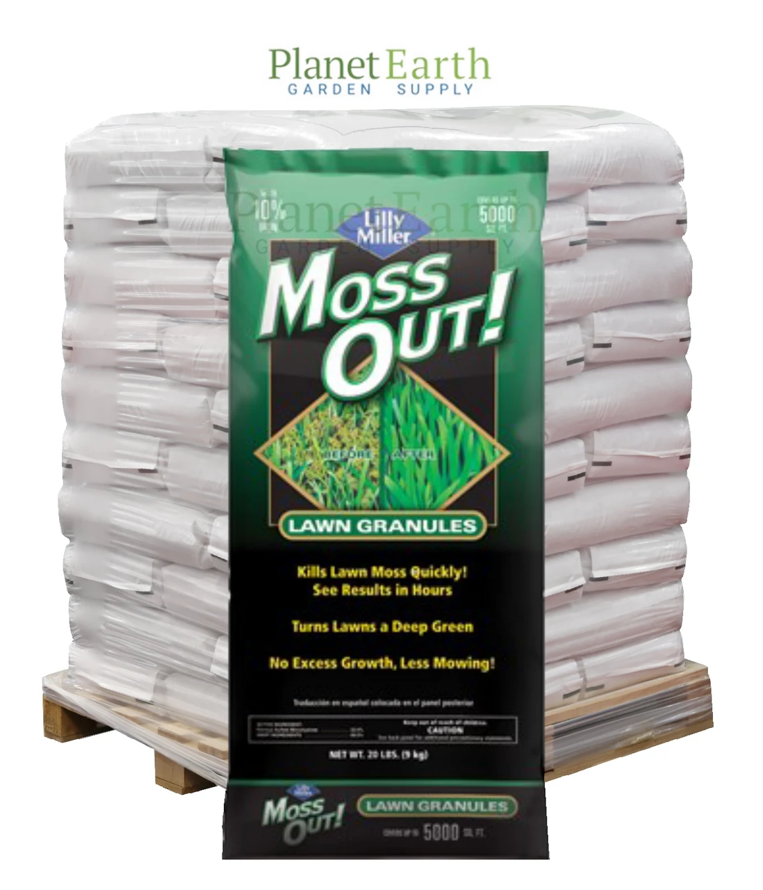 Lilly Miller Moss Out for Lawns (20 pound bags) Granules in Bulk (EXC100099164) UPC 070624115152 (1)