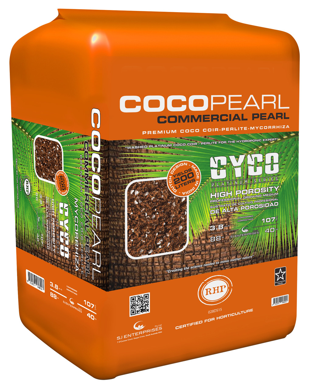 CYCO Coco Pearl with Mycorrhizae (3.8 cubic foot bales) Full Truckload (760856) UPC 19356312003375 (2)
