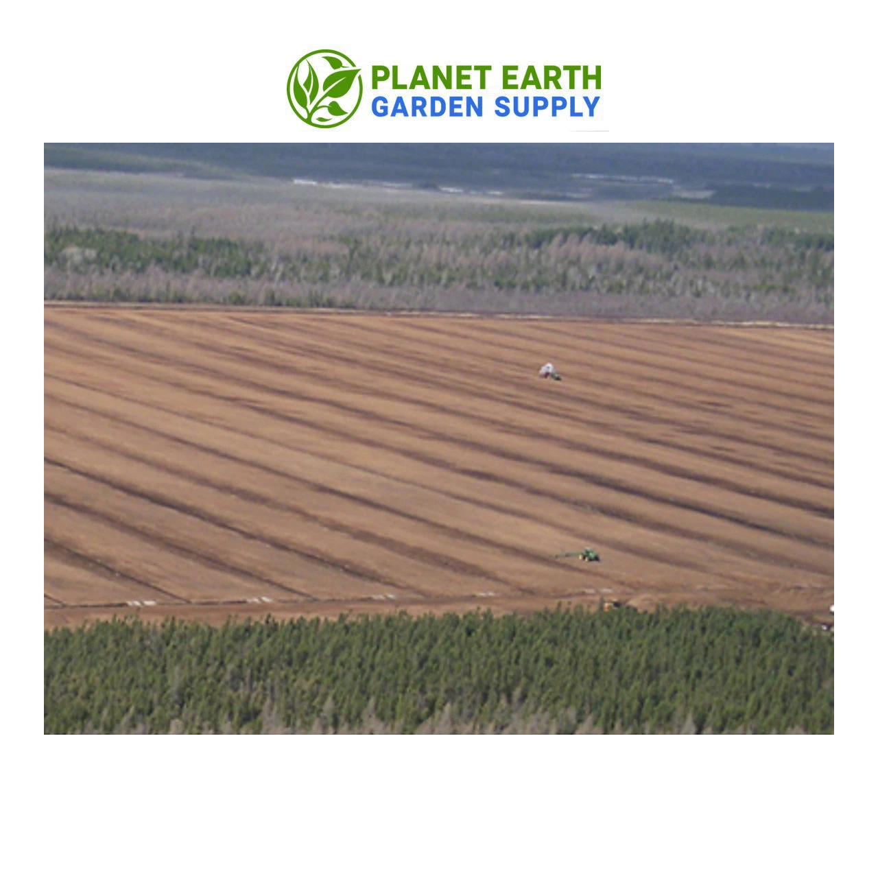 Profile Products Canadian Sphagnum Peat Moss in bulk, featuring 135 cubic foot compressed bales from PlanetEarthGardenSupply.com.