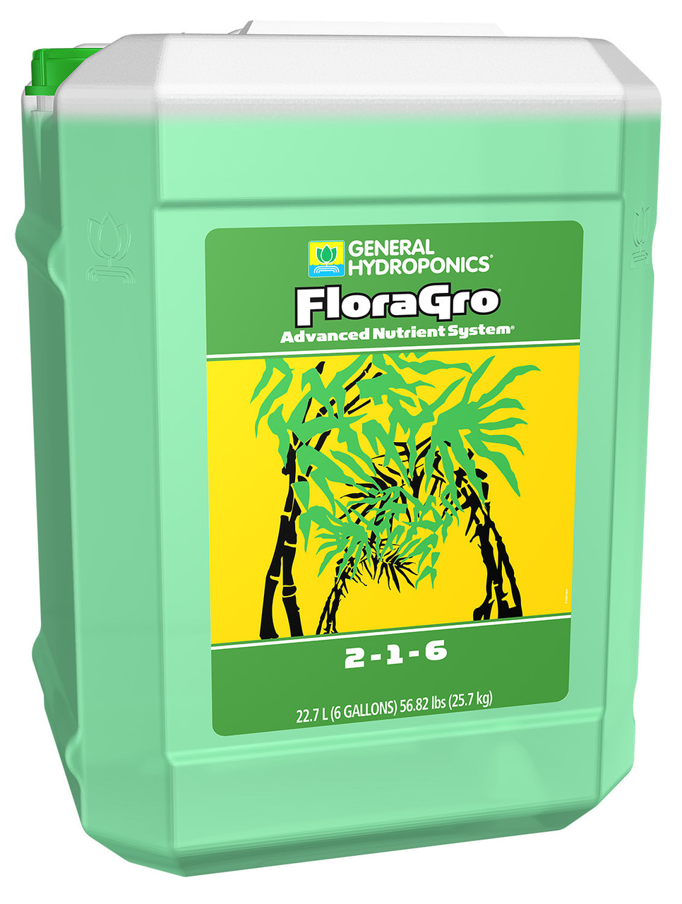 General Hydroponics Flora Gro (6 gallons) in Bulk (718055) UPC 793094014274