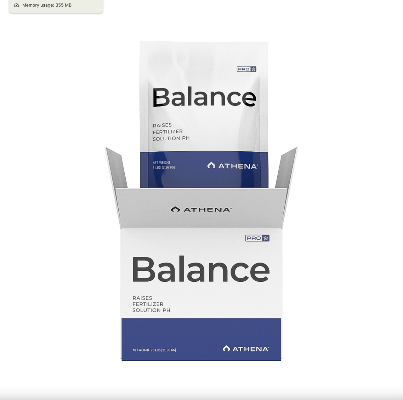 Athena Pro Balance pH Up Concentrate (BOX) (25 pound) Advanced Fertigation Solution in Bulk