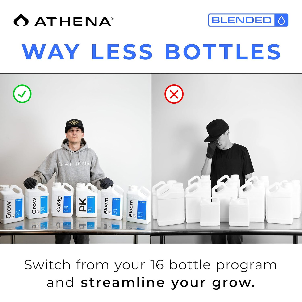 Athena Grow B Blended Line 1-3-5 Liquid (55 gallon) in Bulk (3)