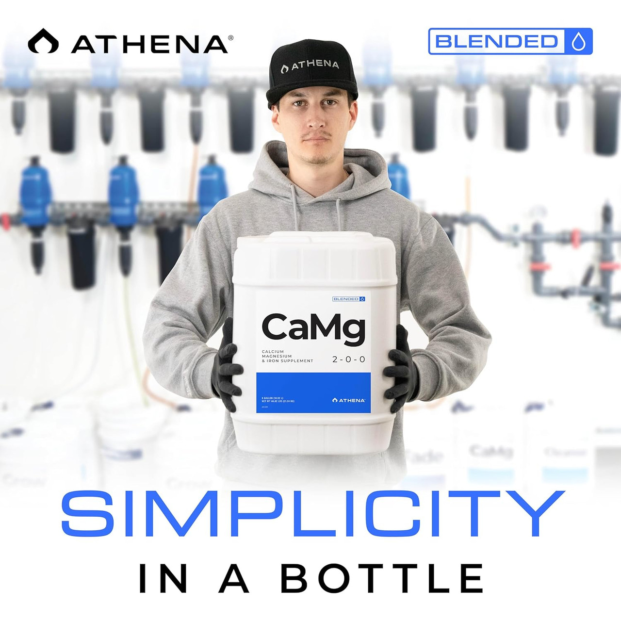 Athena CaMg Blended Line 2-0-0 Liquid (55 gallon) in Bulk (5)