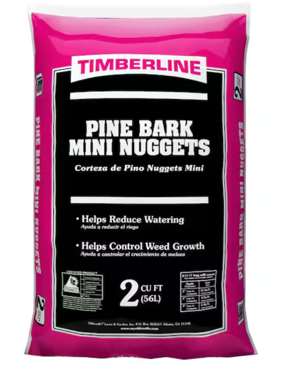 Timberline Pine Bark Mini Nuggets (2 cubic foot bags) in Bulk (2)