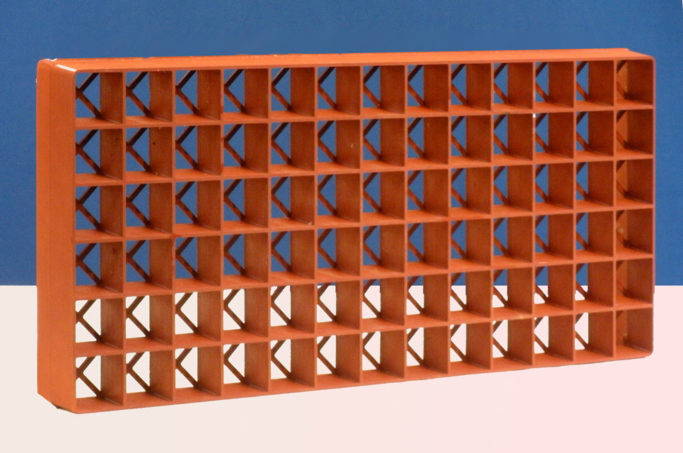 Grodan Gro-Smart Tray with 78-Cells, Terracotta (25 trays)