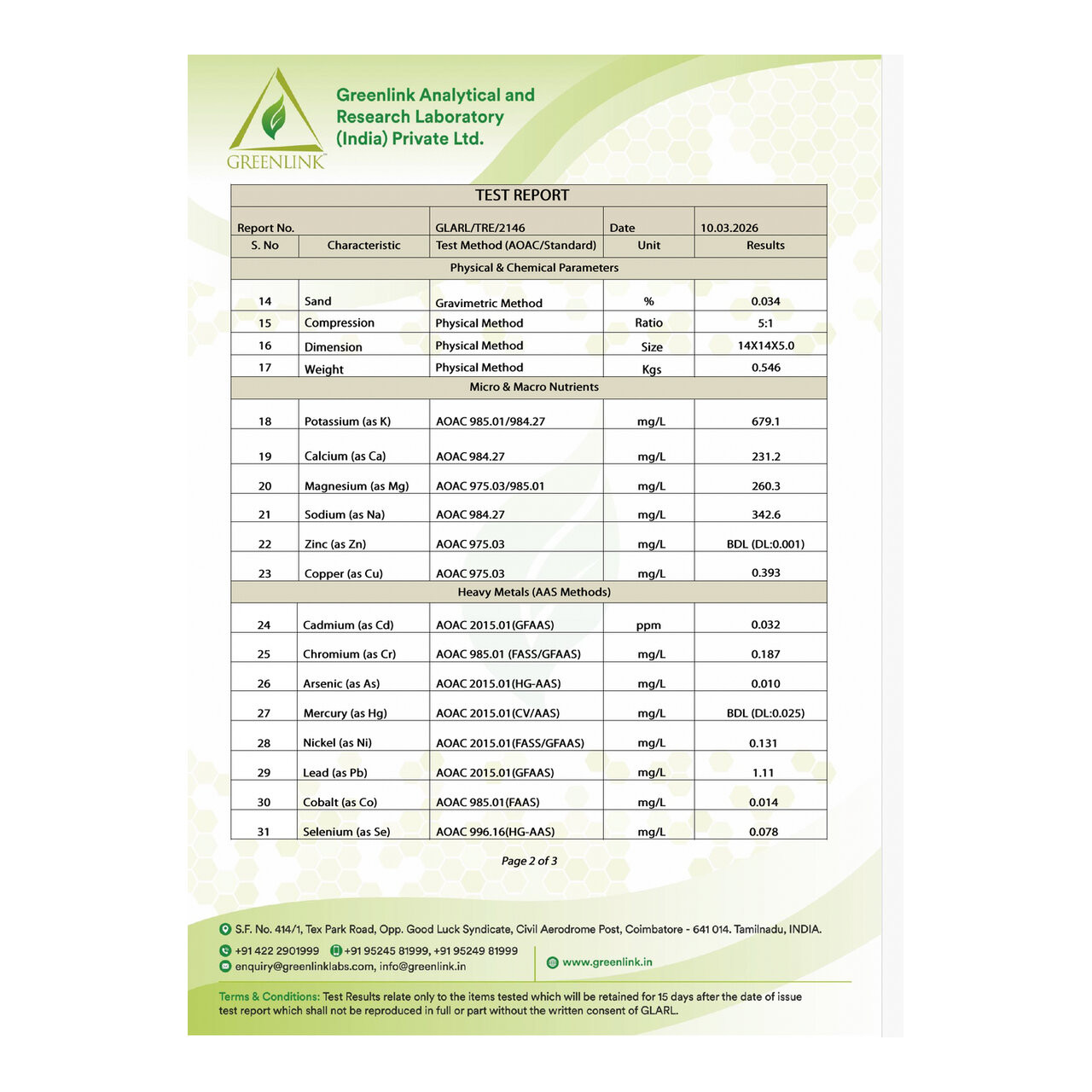 FloraFlex Coco Coir Test Report (3)