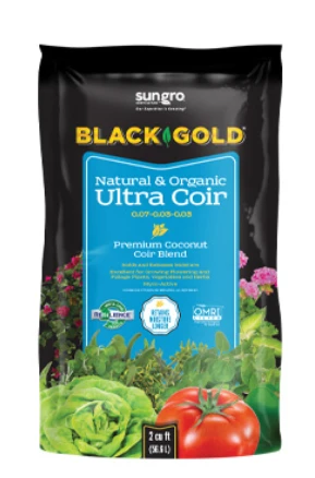 SunGro Black Gold Ultra Coir (2 cubic foot bags) in bulk