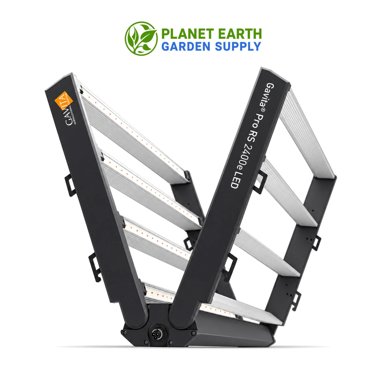 Gavita Pro RS 2400e 750 Watt commercial LED Grow Light supports vegetative growth, flowering, and finishing at PlanetEarthGardenSupply.com.