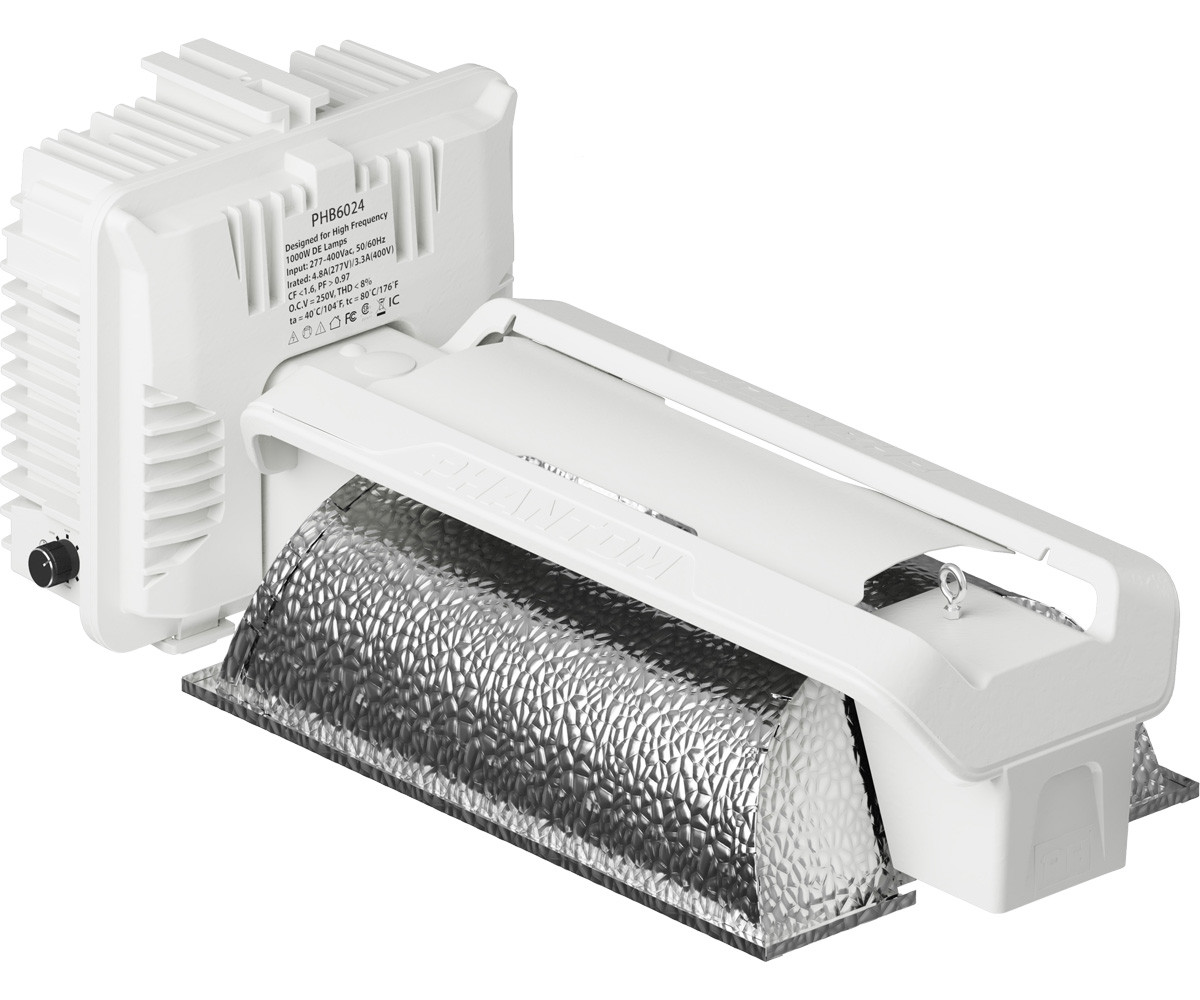 Phantom 60 Series DE Enclosed Lighting System, 1000 watts (277-400 volts) 10-foot 277V L7-15P Cord (2)