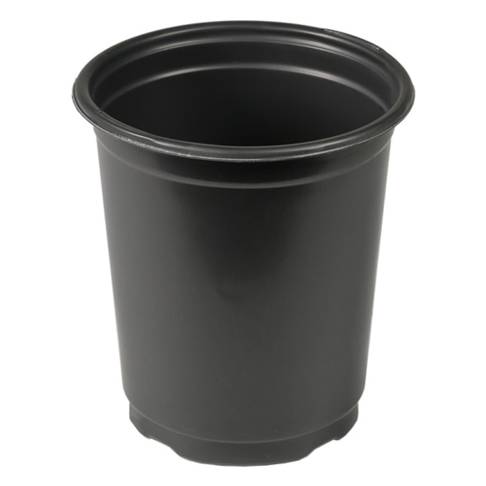 Round Black Plastic Pots (1 Quart) in Bulk