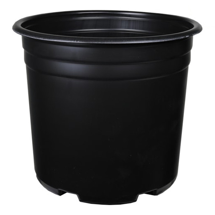 The HC Companies Thermoformed Black Plastic Round Pots (5 Gallons) in Bulk