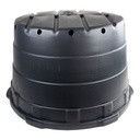 The HC Companies Thermoformed Black Plastic Round Blow Molded Pots (65 gallons) in Bulk (3)