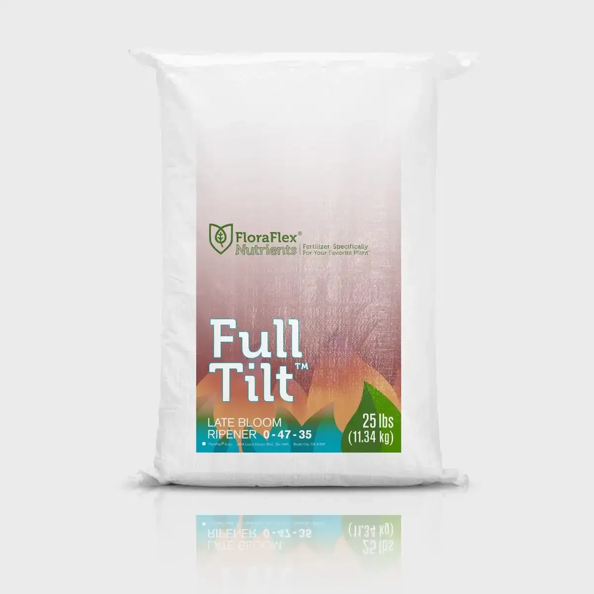 FloraFlex Nutrients Full Tilt Late Bloom Ripener, 0-47-35 (25 Pound Bags) in Bulk