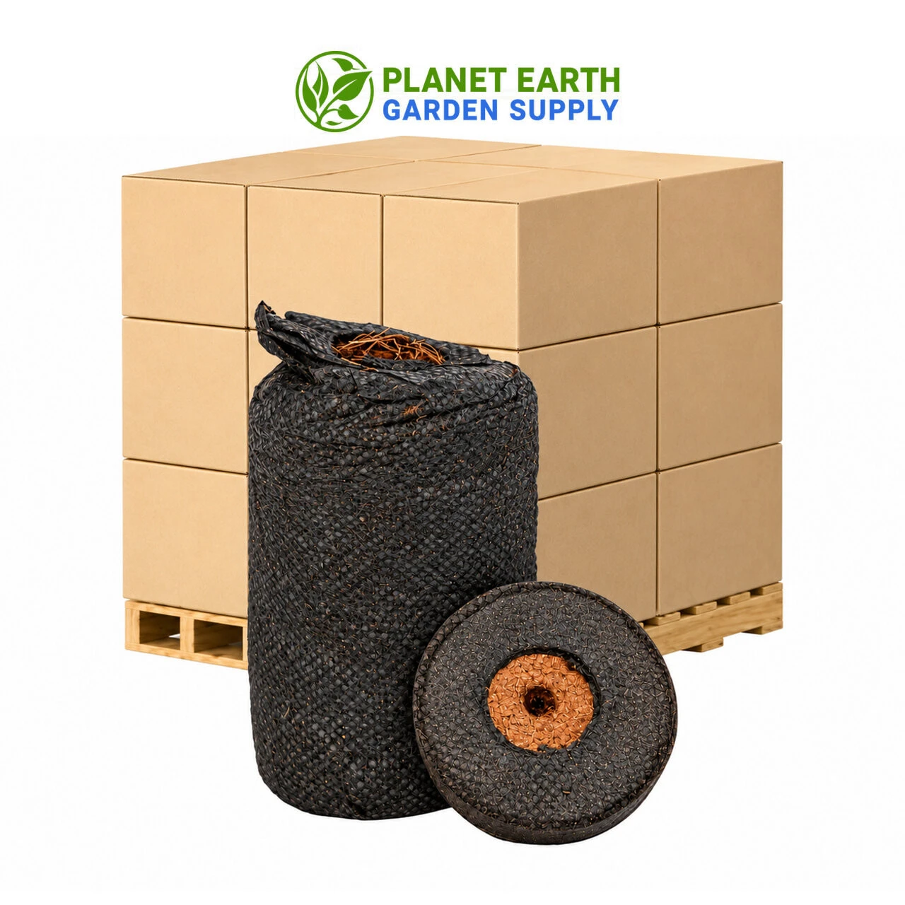 Botanicare CocoPro Plugs in 3,000-count cases for full truckload orders at PlanetEarthGardenSupply.com.
