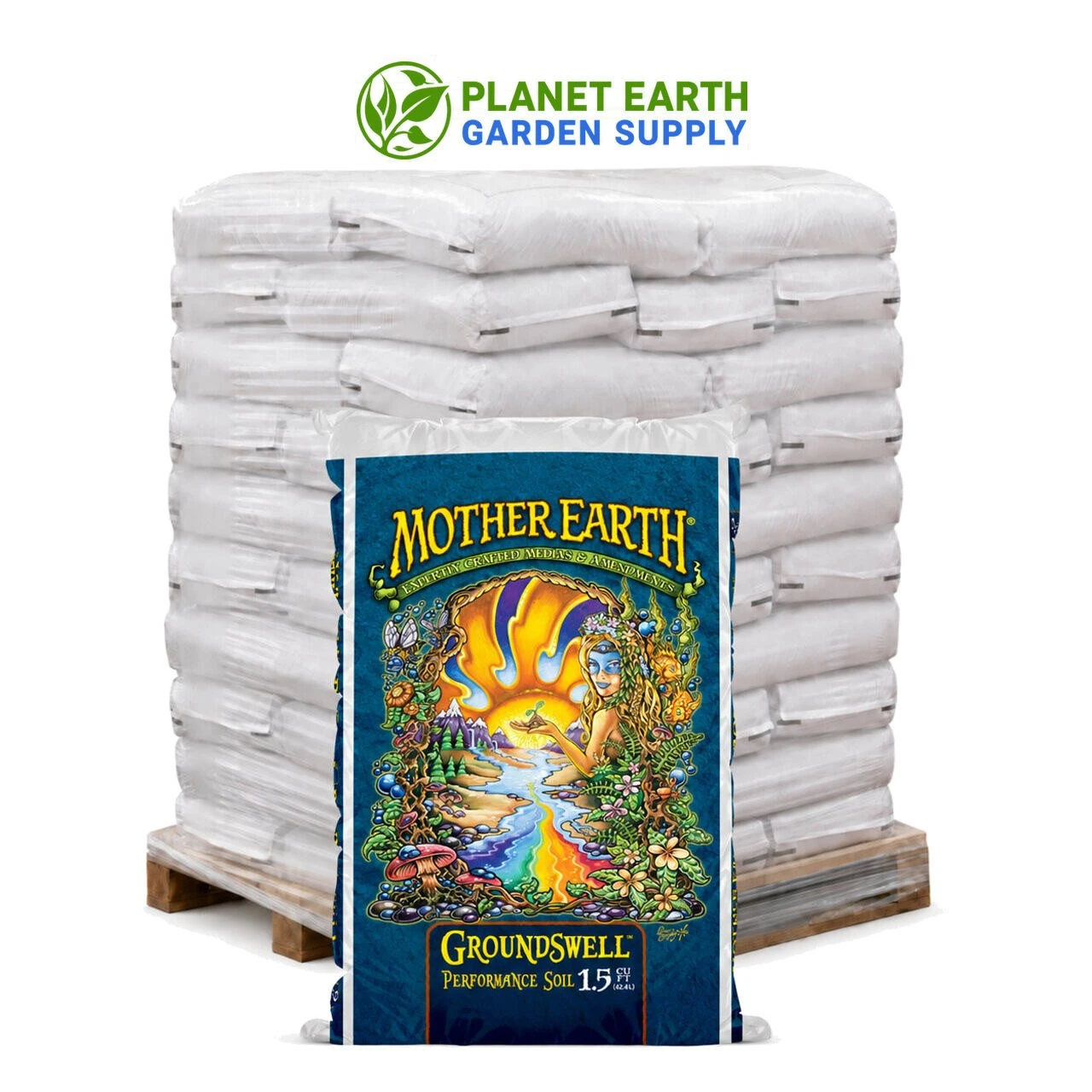 Shop Mother Earth Groundswell high-aeration potting soil for commercial growers at PlanetEarthGardenSupply.com.