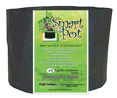 Smart Pot 1-Gallon Pots Black in Bulk (724700) UPC 80674344100014