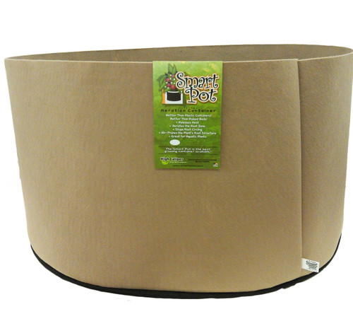 100 Gal Smart Pot 50" x 12" Squat Size TAN by the Case (RCT100S-25) UPC:674344161019