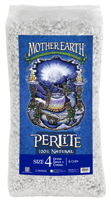 Mother Earth Perlite # 4 (4 cubic foot bags) in Bulk (713315) UPC 20870883009520