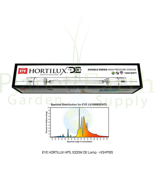 YE HORTILUX HPS, 1000W DE Lamp by the Case: 6 Lamps (HDHP199)