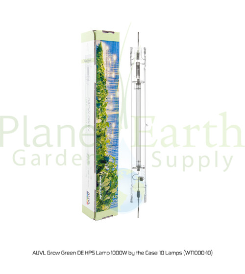AUVL Grow Green DE HPS Lamp 1000W by the Case: 10 Lamps (WT1000-10)