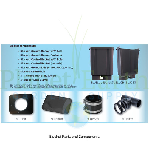Slucket Posiflow Lid,  NO Hole (SLUCBLID)