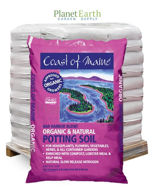 Coast of Maine Bar Harbor Blend Organic & Natural Potting Soil (2 cubic foot bags) in Bulk (CMEBH2000) UPC 609853000467 (1)