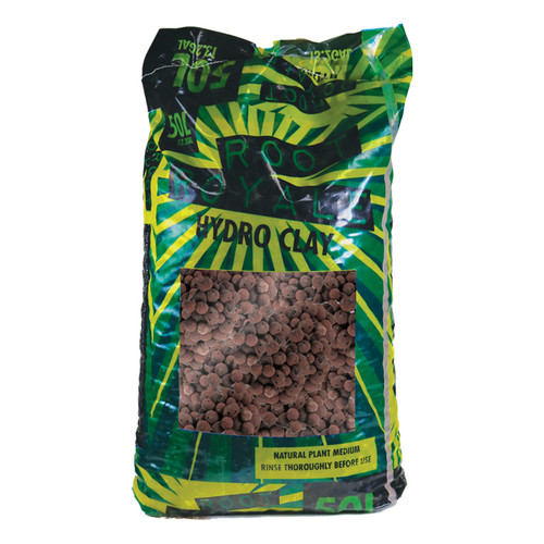 Root Royale Hydro Clay Pebbles (50 Liters bags) in Bulk (390050) UPC 4646003858215 (2)