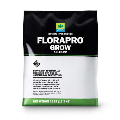 General Hydroponics FloraPro Grow 10-12-22 (25 pound bags) in Bulk (718028) UPC 20793094180287 (2)