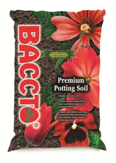 Michigan Peat BACCTO Premium Potting Soil (50 pound bags) in Bulk (MPC1250) UPC 028009112500