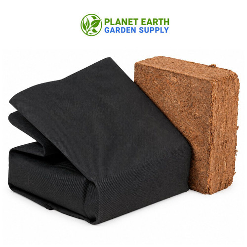Bulk Botanicare CocoPro Bag #5, 12-count breathable coco grow bags support efficient commercial cultivation at PlanetEarthGardenSupply.com.