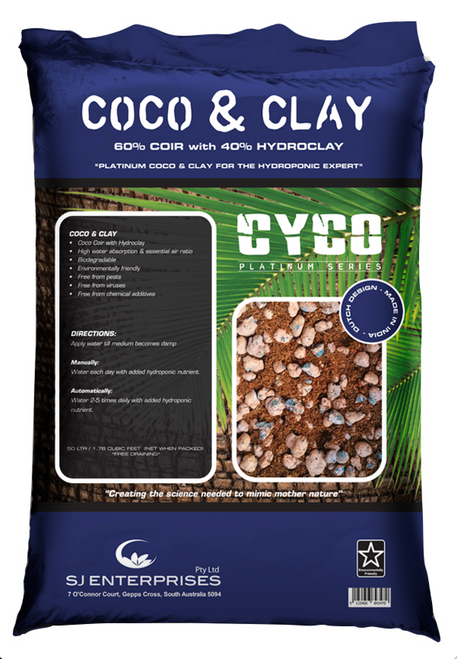 CYCO Coco and Clay (50 Liter bags) in Bulk (760868) UPC 19356312003399 (2)