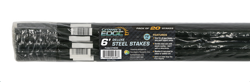 Grower's Edge Deluxe Steel 5 foot Stakes (500 stakes) in Bulk (740397) UPC 10849969012634