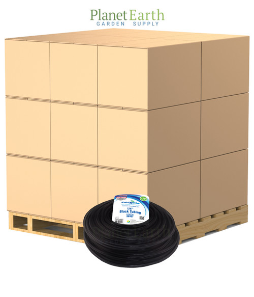 Hydro Flow Vinyl Tubing Black (1/4 inch ID, 3/8 inch OD 100 foot Roll) in Bulk (708221) UPC 20847127002210 (1)