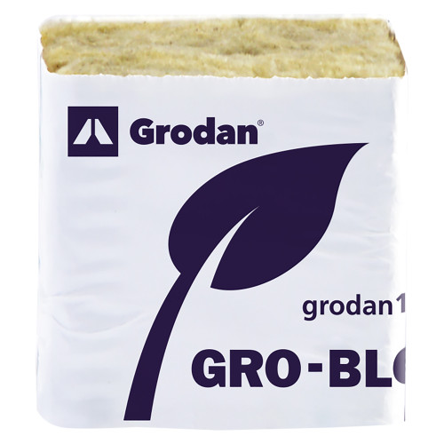 Grodan Improved MM50/40 6/15 Block (2 Inches x 2 inches x 1.5 inches) 60 strips of 24, shrink wrapped in Bulk (713006) UPC 774783495635 (2)