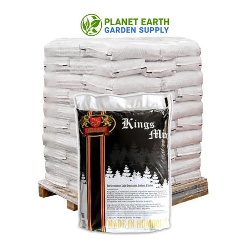 Bulk Royal Gold Kings Mix shipment containing 1,300 bags and 2,288 cubic feet of growing media.