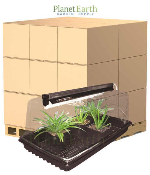 Super Sprouter Ultra Clear Vented Humidity Domes with Light Tracks in Bulk (904295) UPC 50628836142326