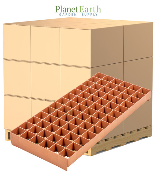 Super Sprouter 78 Cell Stonewool Tray (1.5 inch) Square in Bulk (714166) UPC 10849969033875 (1)