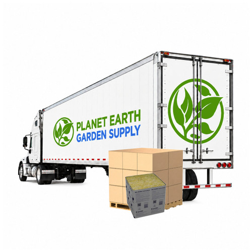 Grodan Big Mama full truckload containing 20 pallets and 4,320 individual hydroponic growing blocks.