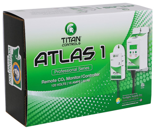 Titan Controls Atlas 1 - CO2 Monitor/Controller with Remote Sensor (702616) UPC 849969014938 (2)