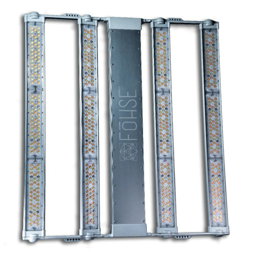 FOHSE A3i Scorpio LED grow light with central driver housing and four linear LED bars.