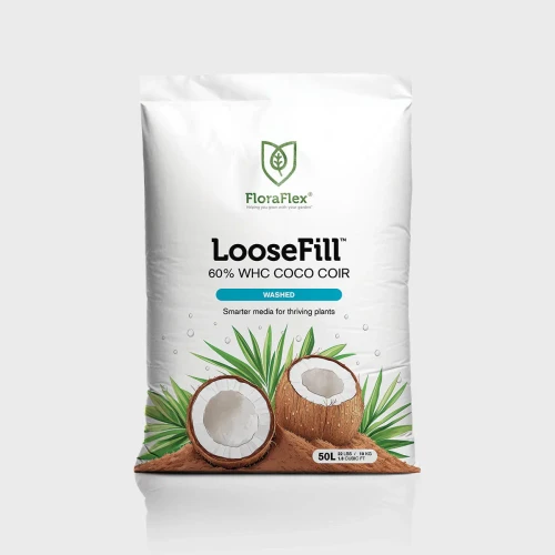 FloraFlex Washed 50 Liter LooseFill Bags, 60% WHC Coco Coir in Bulk (2)