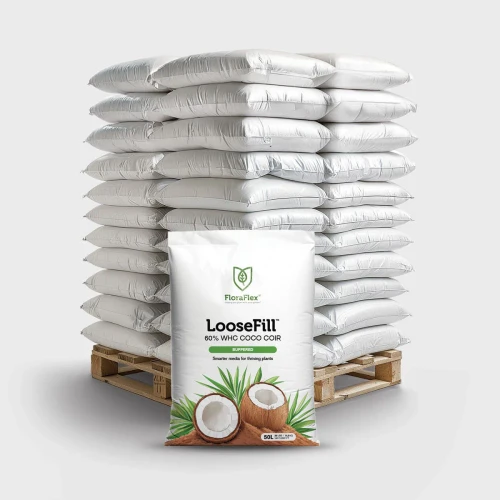FloraFlex Buffered 50 Liters LooseFill 60% WHC Coco Coir in Bulk