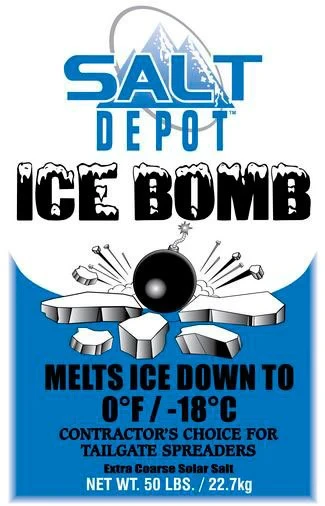 Salt Depot Ice Bomb (50-pound bags) Natural Safer For Pets Ice Melt Salt in Bulk (2)