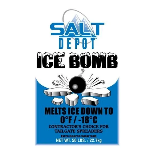 Salt Depot Ice Bomb (50-pound bags) Natural Safer For Pets Ice Melt Salt in Bulk (2)