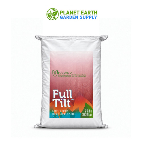Bulk FloraFlex Full Tilt 25-pound late bloom ripener for professional flowering programs from PlanetEarthGardenSupply.com.